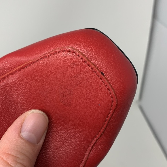Array red leather Flats - Picture 11 of 12